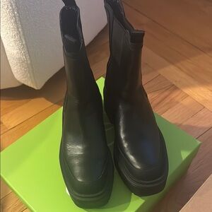 Sam Edelman Black Combat Boots